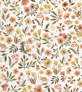 FELIDAE - Papier peint enfant - Motif fleurs vintage